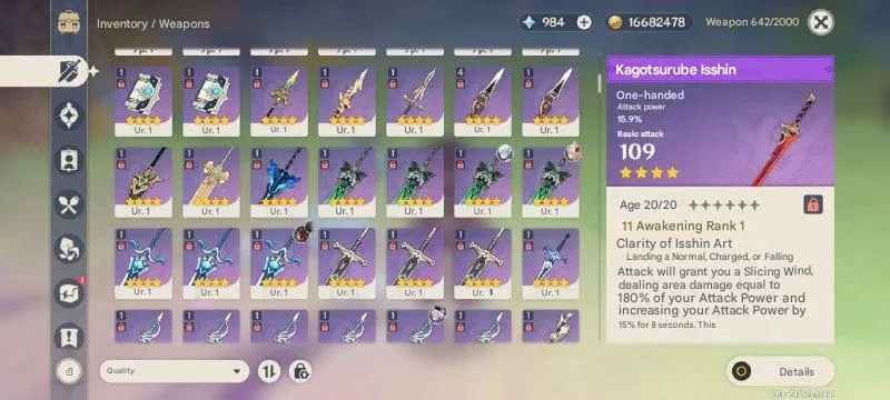 GI1403 57 Adventure Rank | World Level 8|  Hu Tao, Kazuha, Xiao, Zhongli, Klee, Nahida 